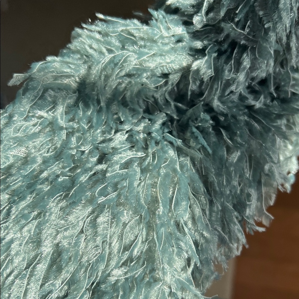 Fuzzy Green Jacket - Picture 3 of 5